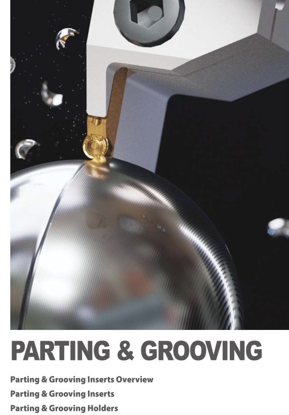 Catalog cover: Grooving and cut-off