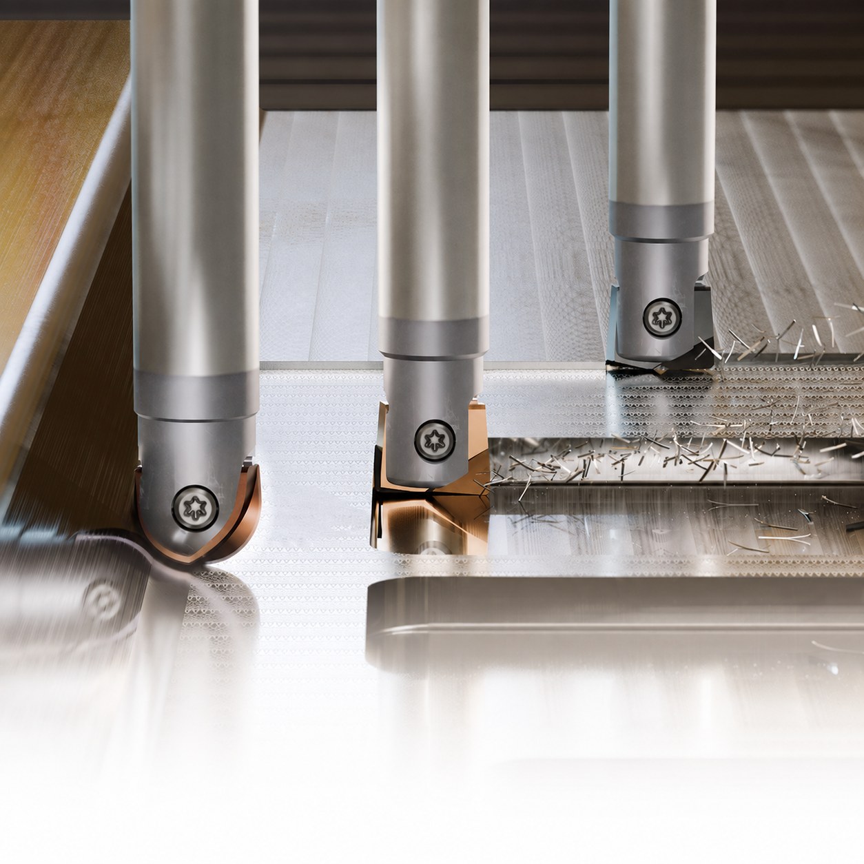 i-Xmill modular end mills in operation, i-Xmill series